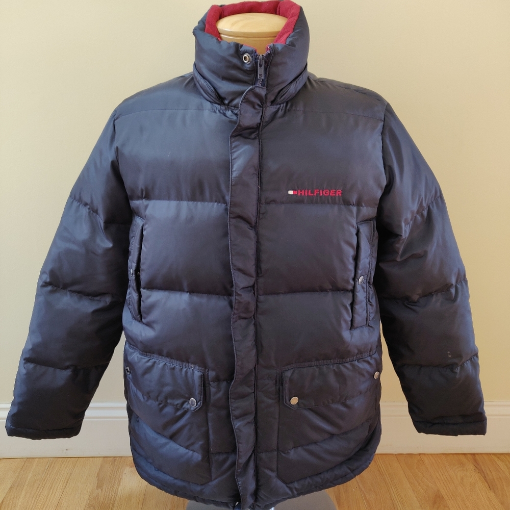 Vintage Tommy Hilfiger Puffer Down Jacket 90s
